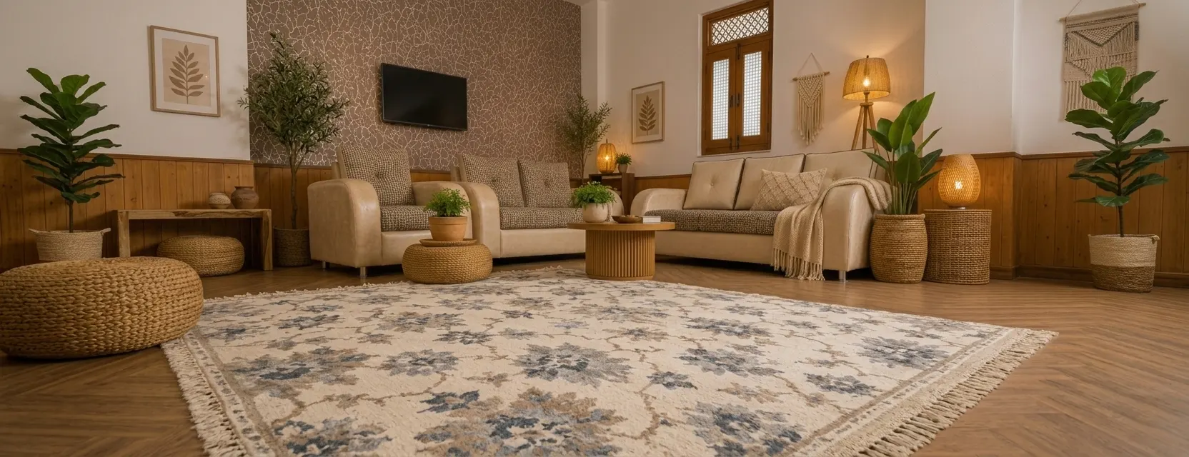Premium Hand Woven Woolen Rugs