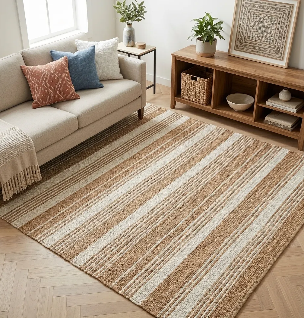 Hand Woven Jute Rug