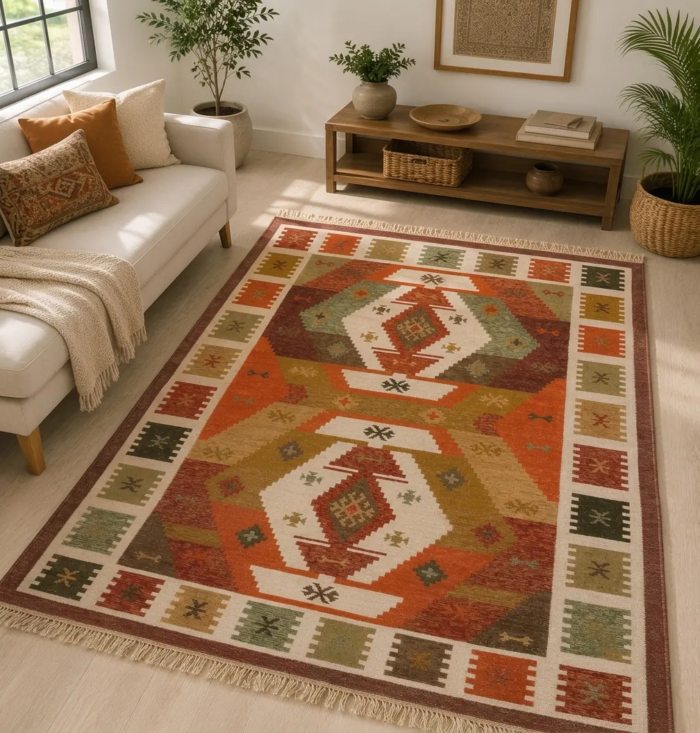 Hand Woven Indoor-Outdoor Rug