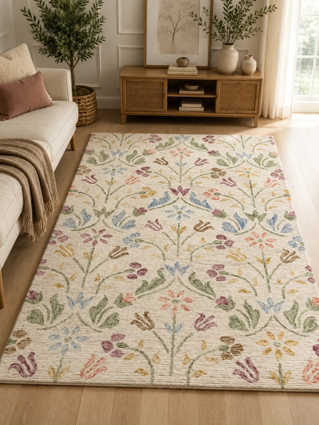 Secret Garden Hand Tufted Woolen Rug